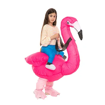 A gyerekek Kakas Flamingo Cosplay Felfújható Jelmez, Állat Anime Ruha Illik Karnevál Halloween Party Jelmezek Fiúk Lányok