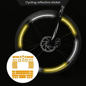Hasznos Vágás Nem Szükséges Hosszan Tartó Éjszakai Láthatóság Biztonsági Matrica Kerékpáros Fényvisszaverő Matrica Kerékpár Kiegészítők