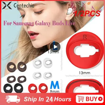 1/2DB Puha Szilikon Füldugók Fedezze Eartips Ear Füldugót SAMSUNG -Galaxy Rügyek élő Vezeték nélküli Fülhallgató