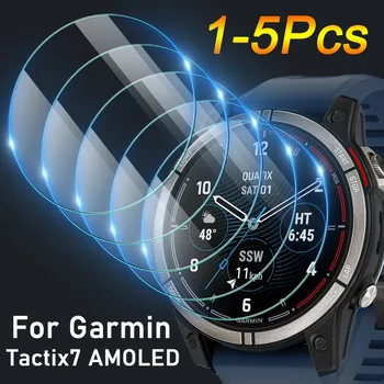 A Garmin Tactix 7 AMOLED HD Keménységű Edzett Üveg Garmin Tactix 7 AMOLED Anti-semmiből képernyővédő fólia Smartwatch Üveg