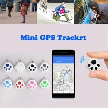 Mini Két Módon Riasztó Intelligens Címke Gomb Kereső GPS Tracker Anti-Elveszett Készülék Pet Kereső