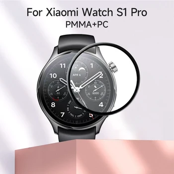 Puha Üvegszálas Védőfóliát A Xiaomi Nézni S1 Pro Smart óra Teljes Borító Képernyő Védő Xiaomi Mi Watch S1 Pro