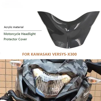 Motorkerékpár Fényszóró Őr Fejét fényvédőt Képernyő objektívvédőt A KAWASAKI Versys X300 X 300 X-300 2017 2018 2019