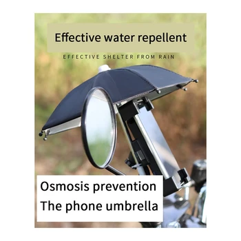 1Set Univerzális Mini Esernyő tartó tapadókorongos Kapcsolatok Mobiltelefon tartó Kerékpározás Napernyő