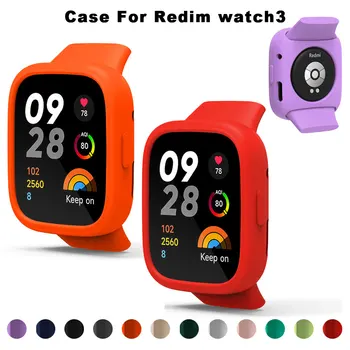 Puha Szilikon Védő Héj Redmi óra 3 Smart Óra Fedezze védőtok Elem Okos Órák A Xiaomi Redmi Watch3