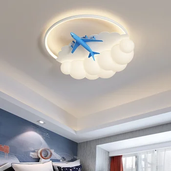 Repülőgép Lámpák Modern LED Csillár Világítás Gyermek Hálószoba, Nappali, konyha Lusters Otthon Dekor Beltéri Beltéri Világítás