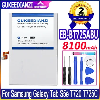 GUKEEDIANZI EB-BT725ABU 8100mAh Csere Tabletta Akkumulátor Samsung Galaxy Tab S5e T725C T720 SM-T720 SM-T725 + Eszközök