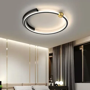 Modern, LED-es Mennyezeti Lámpa Hálószoba, Nappali Étkező Tanulmány lakberendezési Csillár Minimalizmus Lámpatest, Csillogás