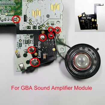 10 db sokat Hang Audio Erősítő Modul Megerősített Javítás Bass +Zaj - a GameBoy Advance a GBA Alaplap Játék Tartozékok
