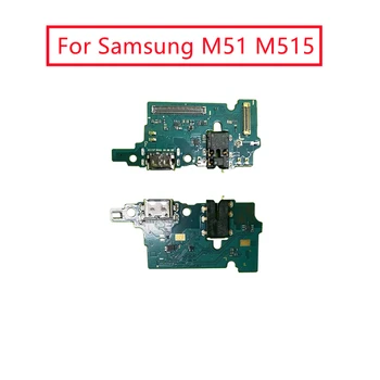 Samsung Galaxy M51 M515 USB Töltő Port Dokkoló Csatlakozó NYÁK-Testület Szalag Flex Kábel Töltő Port Alkatrész Csere