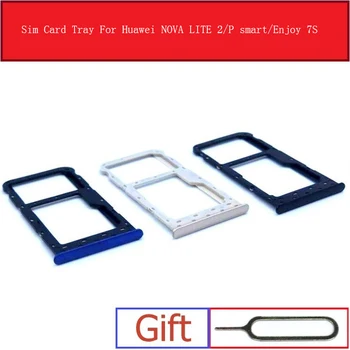 A SIM-Kártya Tálcát tartó Huawei Nova Lite 2 /O Okos /Élvezze a 7-ES ÁBRA-LA1 ÁBRA-LX1 Sim-kártyaolvasó Slot Aljzat Adapter Csere