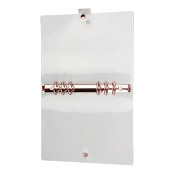 Notebook Rose Gold Hand Diákok Kellékek A5-ös Irattartó Jegyzettömb PVC Protector Kreatív Hat-Gyűrű, Dekoratív Loose-leaf 6-gyűrűk