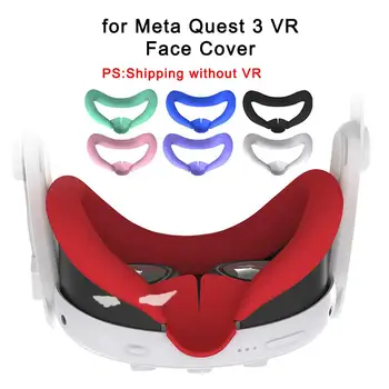A Meta Quest 3 VR előlapot Szilikon Szem Maszk Verejték Por Ellenálló Cserélhető Szilikon Szembe Pad Quest 3 VR Accessoi M2H9