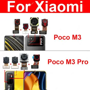 Első, Hátsó Fő Kamera Xiaomi Poco M3 Poco M3 Pro 4G Poco M3 Pro 5G Elsődleges Vissza Előtt Önarckép Néző Kamera Flex Kábel Alkatrészek
