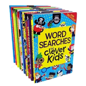 10db Szó Searchs Agy Matematika szorzótáblát Játékok Kvíz Utazás a cél, hogy Okos Gyerek angol Olvasás, Könyv, Gyermek Oktatás