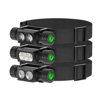 L2 XPG G3 LED Fényszóró C Típusú USB-Fényszóró 18650 Fejét Csuklópántot Zenekar Fény, Fáklya Fellépő Lámpa, Kempingezni, Horgászni memória Lámpás