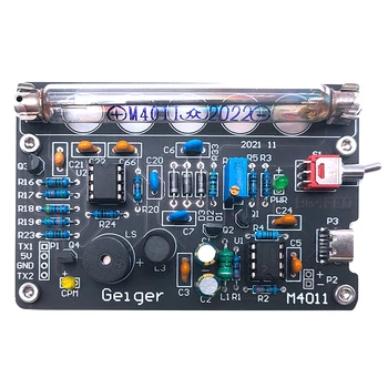 DIY Geiger-Számláló Kit A Hangjelzést, Miller Cső Nukleáris Sugárzás Érzékelő Testület Egyszerű Használat