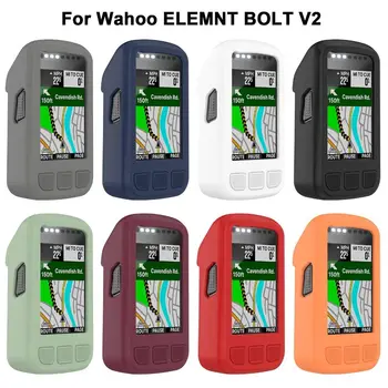 Új Wahoo ELEMNT Bolt V2 Esetében & Képernyő Védő Fólia wahoo elemnt bolt v2 JÁRJÁK GPS Számítógép Minőségű Szilikon Hüvely