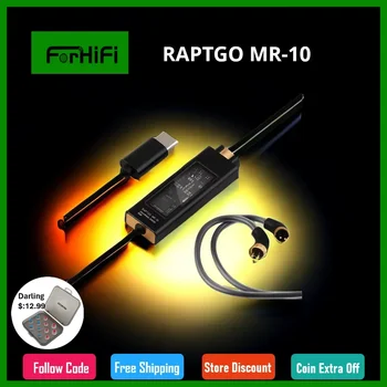 RAPTGO MR-10 C-TÍPUSÚ 0.78 mm/2PIN Audio Dekódolási Fejhallgató Kábel Speciális Öt Tengelyes CNC Technológia Két Cirrus Logic kiemelt DAC