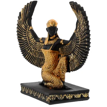 Egyiptomi Szobor Istennő Szobrocska Kreatív Kézműves Régi Asztali Női Isteni Dekoráció Díszíteni Egyiptomi Szobor Istennő Szobrocska Kreatív Kézműves Régi Asztali Női Isteni Dekoráció Díszíteni 1