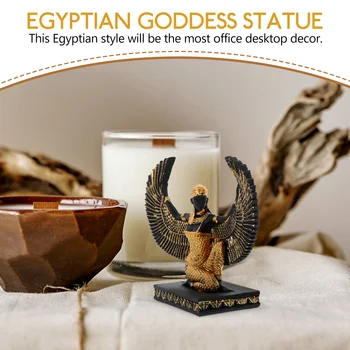 Egyiptomi Szobor Istennő Szobrocska Kreatív Kézműves Régi Asztali Női Isteni Dekoráció Díszíteni Egyiptomi Szobor Istennő Szobrocska Kreatív Kézműves Régi Asztali Női Isteni Dekoráció Díszíteni 4