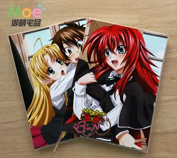 Anime High School DxD Napló Iskola Notebook Papír Menetrend Menetrend Tervező Vázlatfüzet Ajándék Gyerekeknek Notebook Irodaszerek