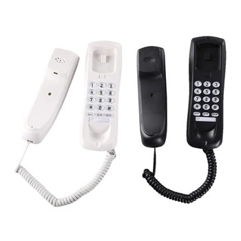 HCD3588 Fix Vezetékes Fali Telefon Hordozható Mini Telefon Falra - Telefon a Home Office Hotel Gyógyfürdők Központ