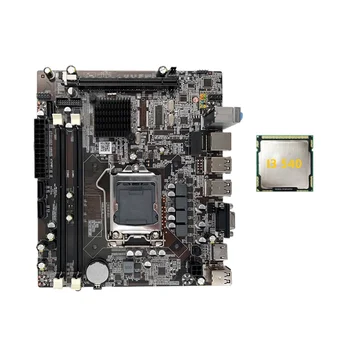 H55 Alaplap LGA1156 Támogatja I3 530 I5 760 Sorozatú CPU, DDR3 Memória Asztali Számítógép Alaplap I3 CPU 540