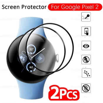 2db Puha védőüveg A Google Pixel Óra 2 9D Ívelt Fedezze képernyővédő fólia Googe Pixel Watch2 Pixel2 Smartwatch Filmek
