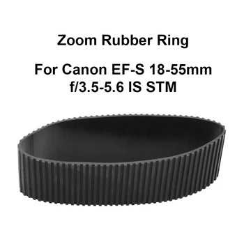 Lencse Zoom Markolat Gumi Gyűrű Csere Canon EF-S 18-55mm f/3,5-5,6 is STM Fényképezőgép Kiegészítők Javítás rész