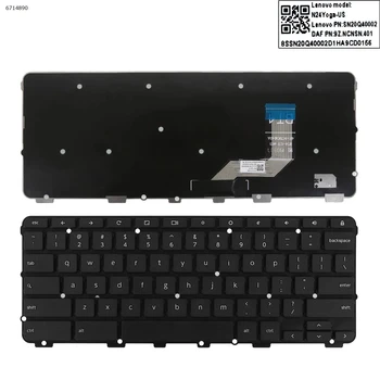 NEKÜNK Új Laptop Billentyűzet Lenovo Chromebook 100E N24 N3350 SN20Q40002 9Z.NCNSN.401 Fekete ON OFF