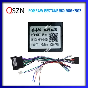 QSZN A FAW Bestune B50 2009-2012 Android autórádió Canbus Doboz Dekóder Kábelköteg Adapter hálózati Kábel YQ-XB-06+YQBT-RZ-01