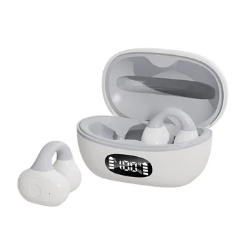 AX10 Clip-On Nyitott Fejhallgató zajszűrős Vezeték nélküli Fül Klip Fülhallgató Teljesítmény Kijelző a Töltés Esetében Futás, Kerékpározás